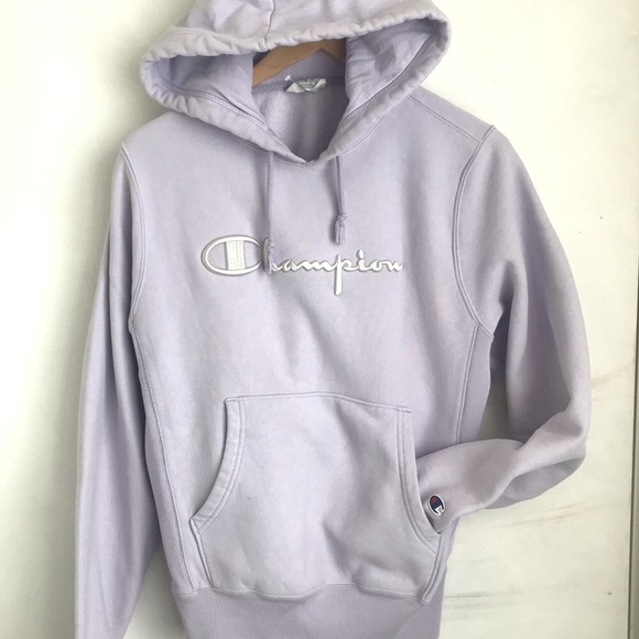 Champion Hoodie sz S, Lavender EUC - Picture 1 of 2